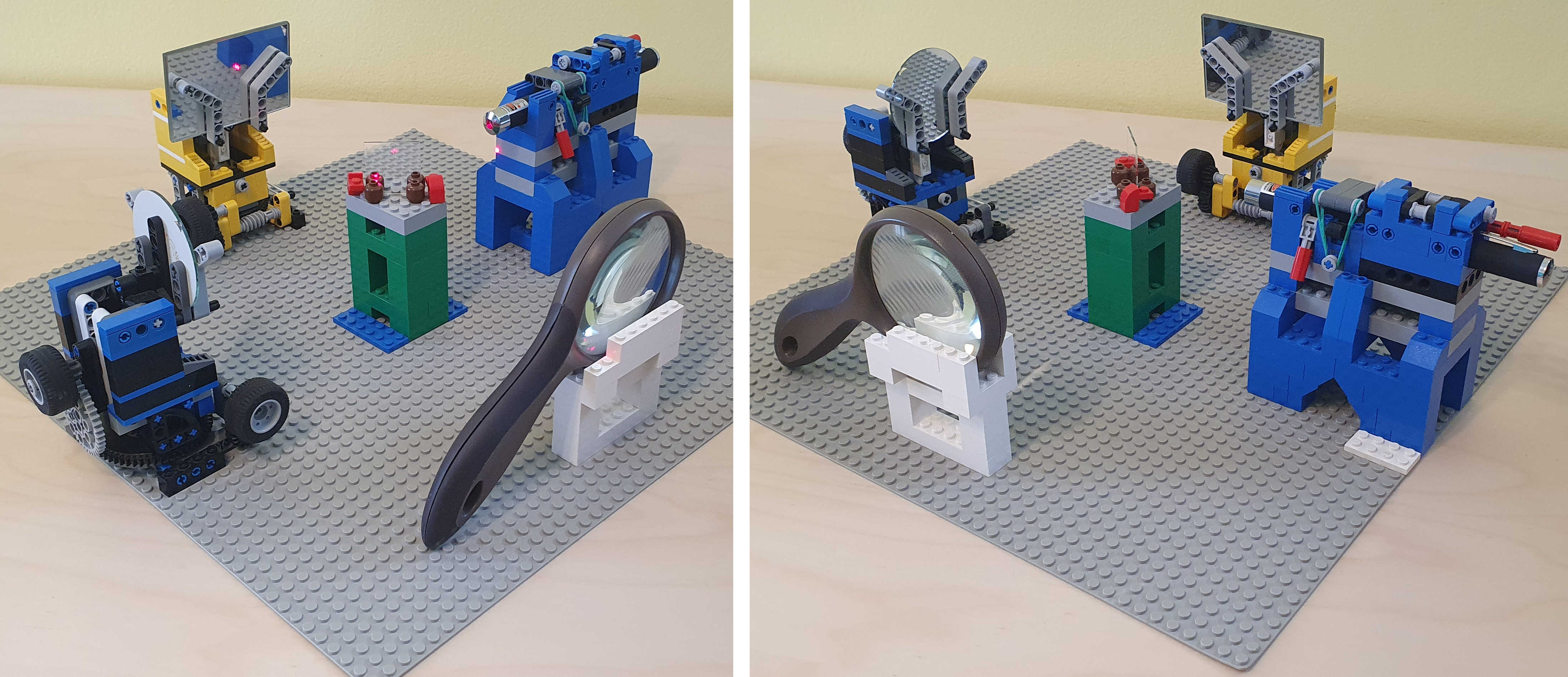 The LEGO version of the interferometer
