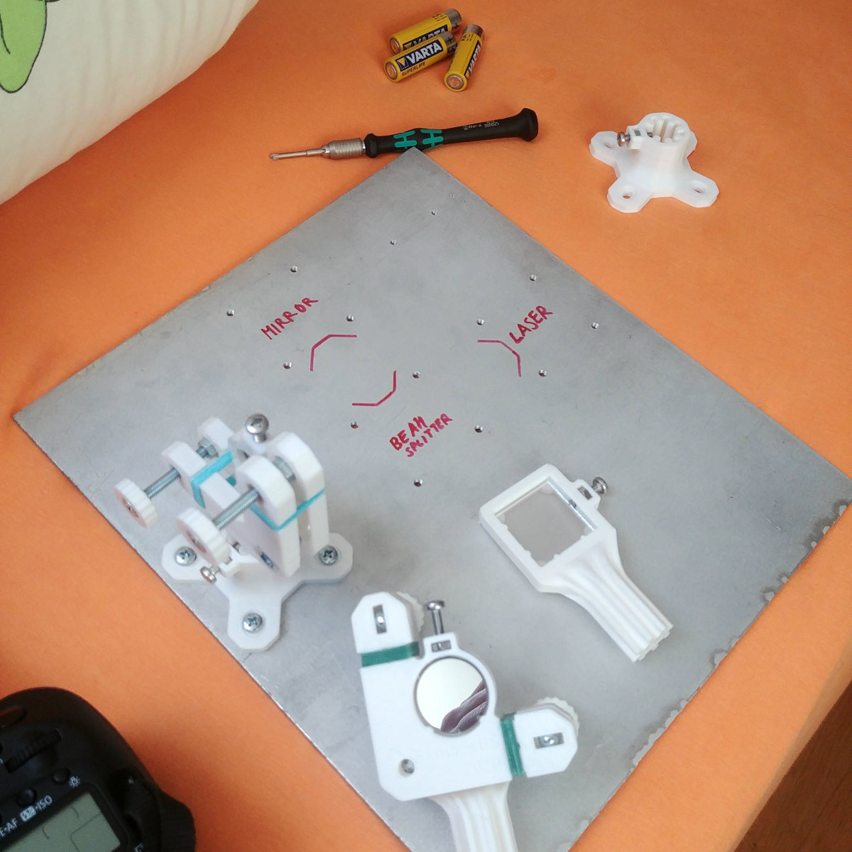 The LEGO version of the interferometer
