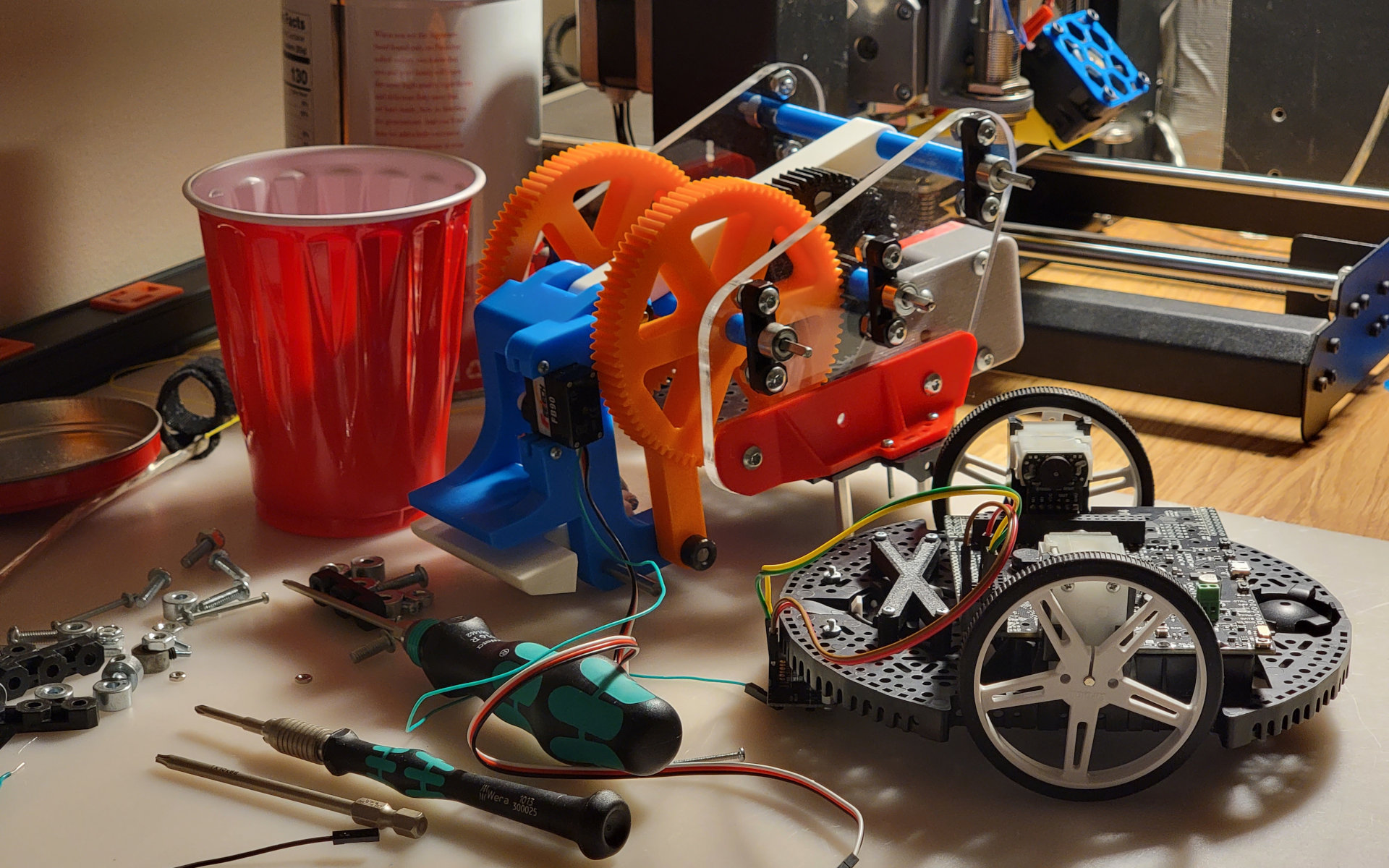 Late-night final assembly