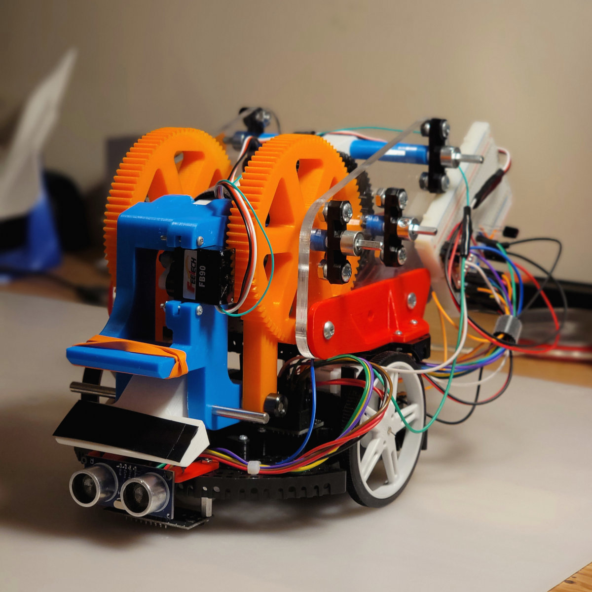 The final robot — a bit unpolished, but highly effective