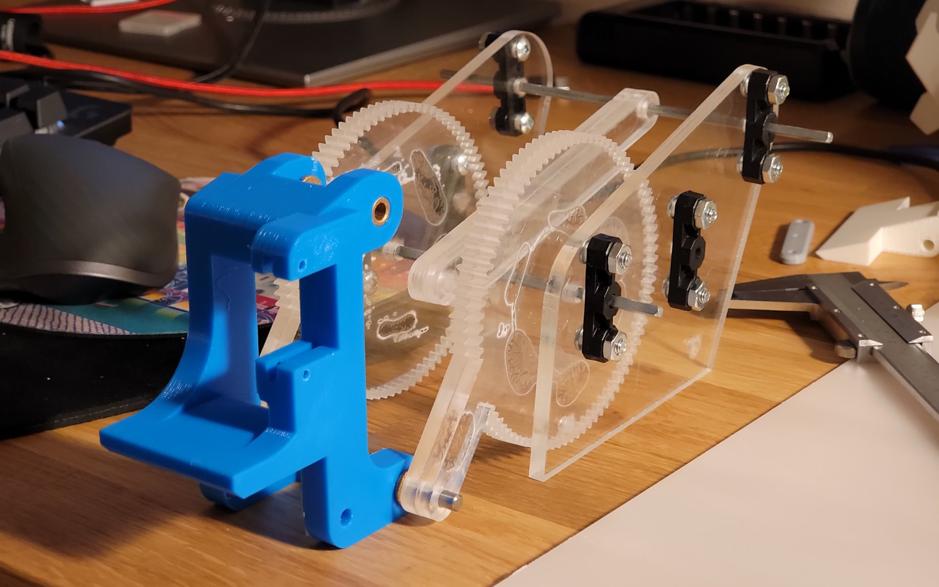 Initial prototype of the lifting system