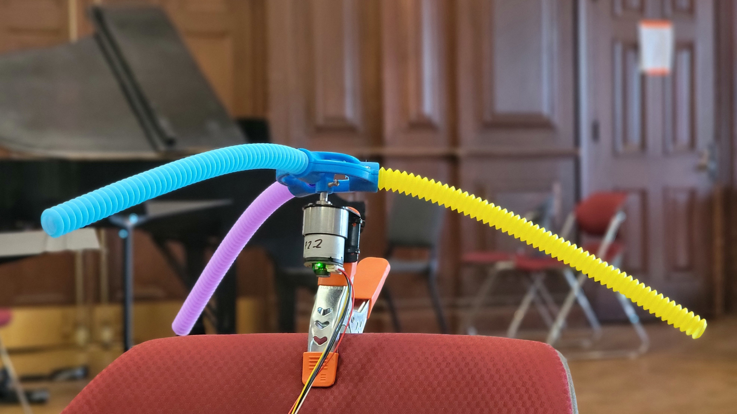Whirly Tube triple motor mount